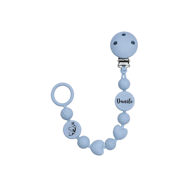 Personalized Silicone Pacifier Clip BUBBLE | BABYJART®
