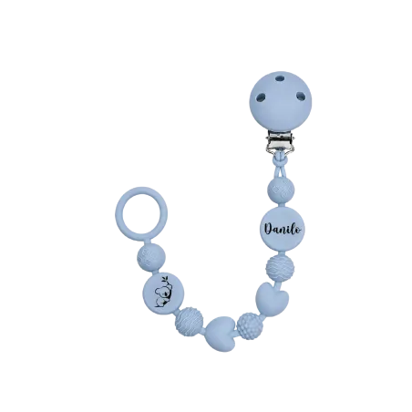 Personalized Silicone Pacifier Clip BUBBLE | BABYJART®