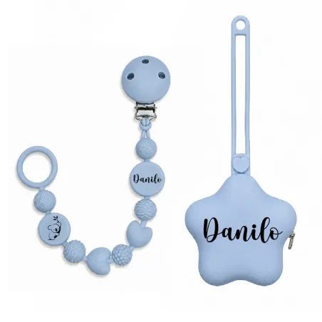 Corrente de Chucha em Silicone Personalizada BUBBLE | BABYJART®