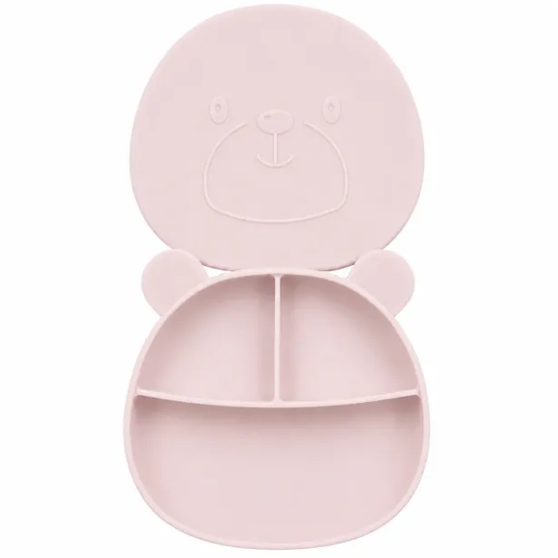 Personalisierter Silikon-Teller Bär | BABYJART®