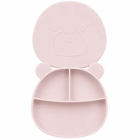 Assiette Ours Personnalisée en Silicone | BABYJART®