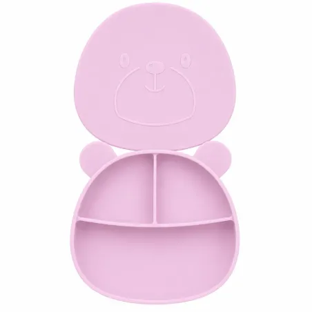 Plato Oso Personalizado de Silicona | BABYJART®