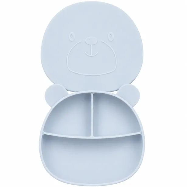 Personalisierter Silikon-Teller Bär | BABYJART®