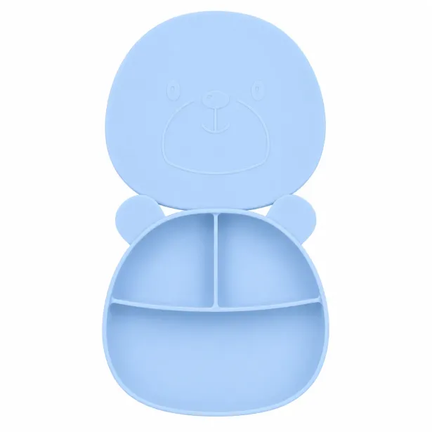 Plato Oso Personalizado de Silicona | BABYJART®