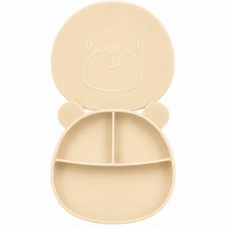 Piatto Orso Personalizzato in Silicone | BABYJART®