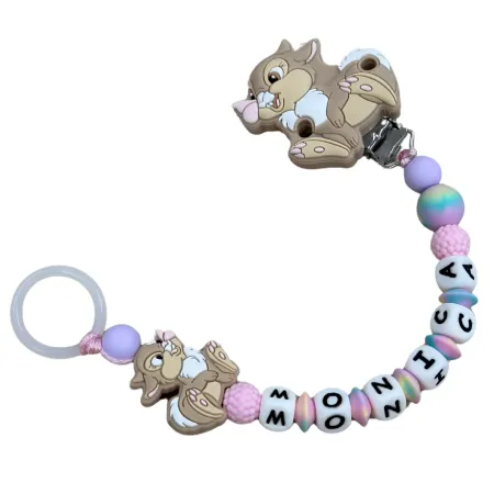 Catenella Portaciuccio con Nome Miss Tamburina | BabyJart®