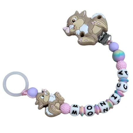 Catenella Portaciuccio con Nome Miss Tamburina | BabyJart®