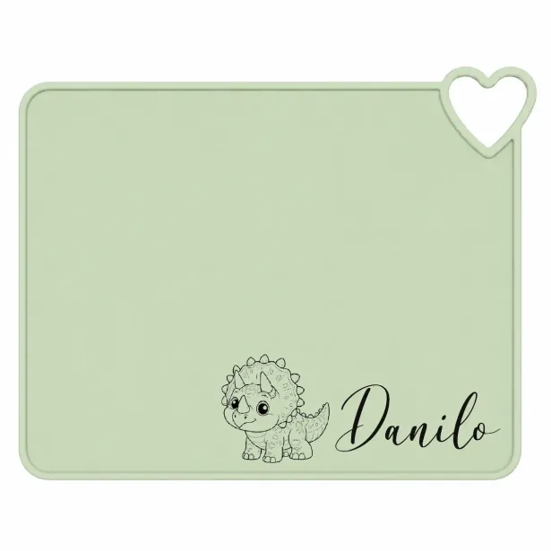 Individual de Mesa Personalizado em Silicone | BABYJART®