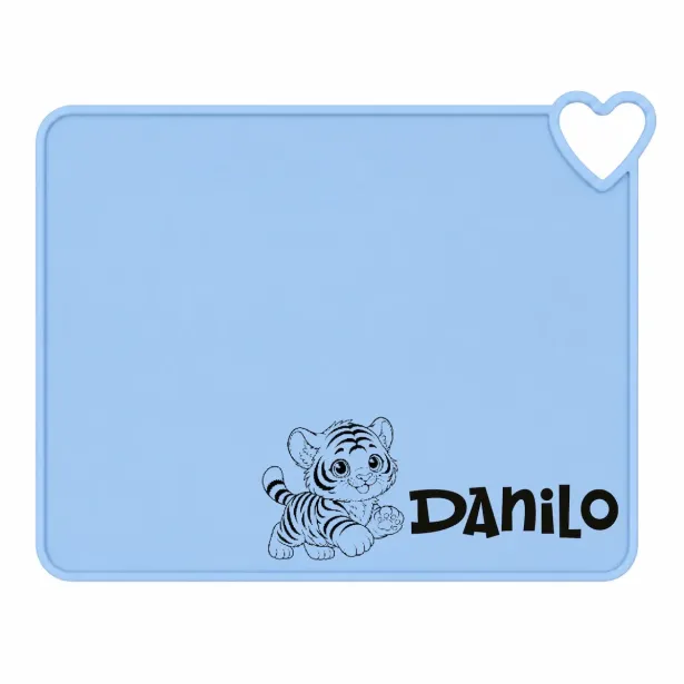 Individual de Mesa Personalizado em Silicone | BABYJART®
