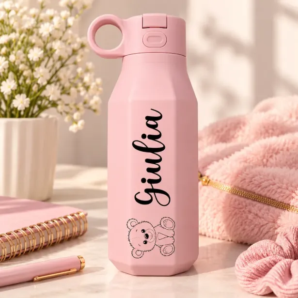 Garrafa de Água Personalizada em Silicone Infantil | BABYJART®