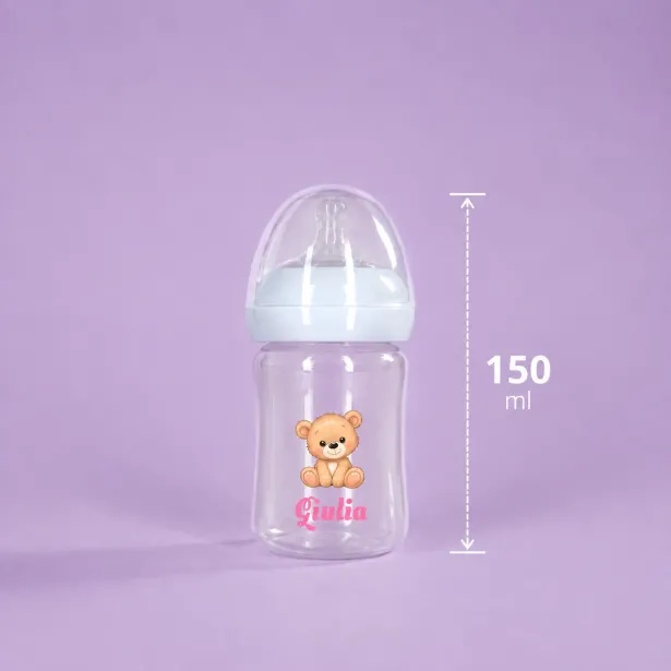 Biberon Personalizzato con Nome 150 e 240 ml | BABYJART®