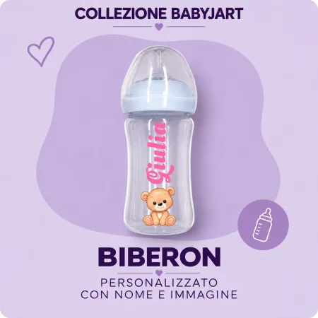 Biberón Personalizado con Nombre 150/240 ml | BABYJART®