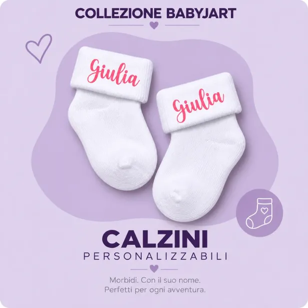 Personalized Cotton Baby Socks | BABYJART