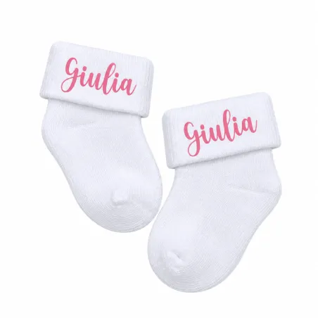 Chaussettes Bébé Personnalisées en Coton | BABYJART
