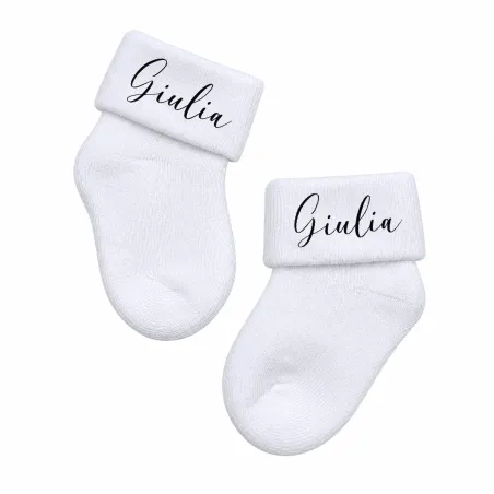 Chaussettes Bébé Personnalisées en Coton | BABYJART