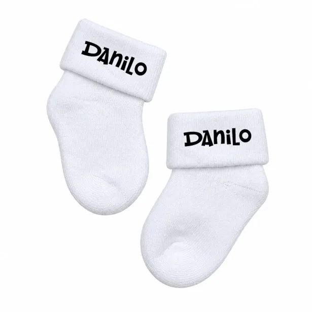 Chaussettes Bébé Personnalisées en Coton | BABYJART