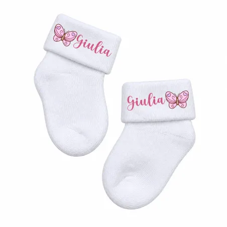 Chaussettes Bébé Personnalisées en Coton | BABYJART