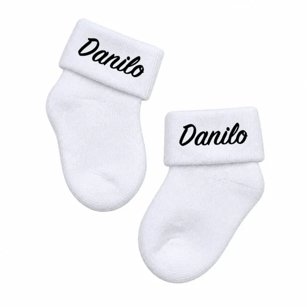 Chaussettes Bébé Personnalisées en Coton | BABYJART