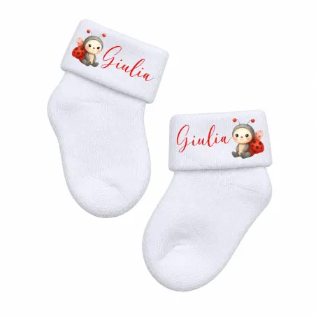 Meias de Bebé Personalizadas em Algodão | BABYJART