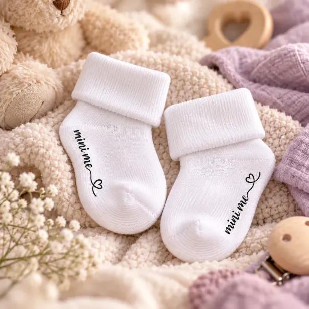 Calzini Neonato Personalizzati in Cotone | BABYJART