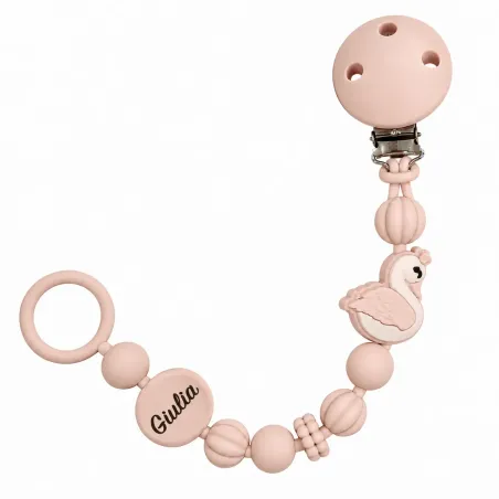 Cadena para Chupete Personalizada Cisne | BABYJART®