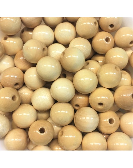 WOOD BEADS 18MM