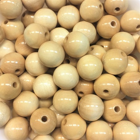 WOOD BEADS 18MM