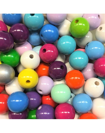 WOOD BEADS 18MM