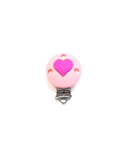 CLIP TONDA CON CUORE