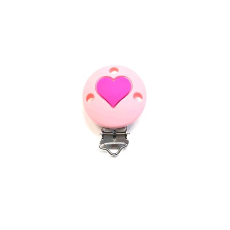 CLIP TONDA CON CUORE