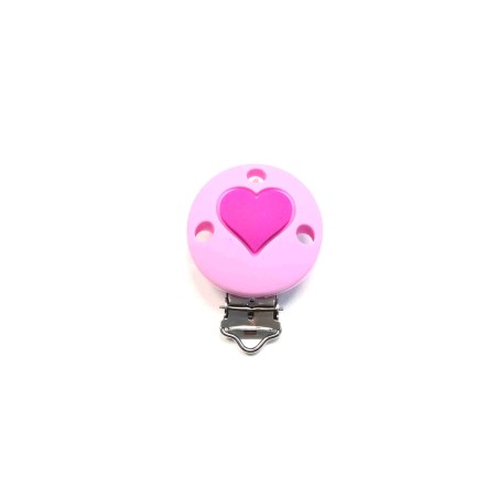 CLIP TONDA CON CUORE