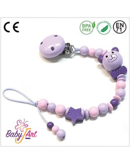 BABYJART CATENELLA PORTACIUCCIO SENZA NOME PERSONALIZATA, CIUCCIO GANCIO MAM