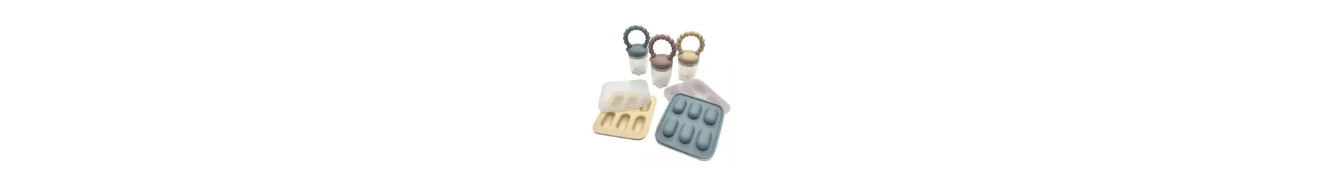 Chupete de silicona primera comida del bebé